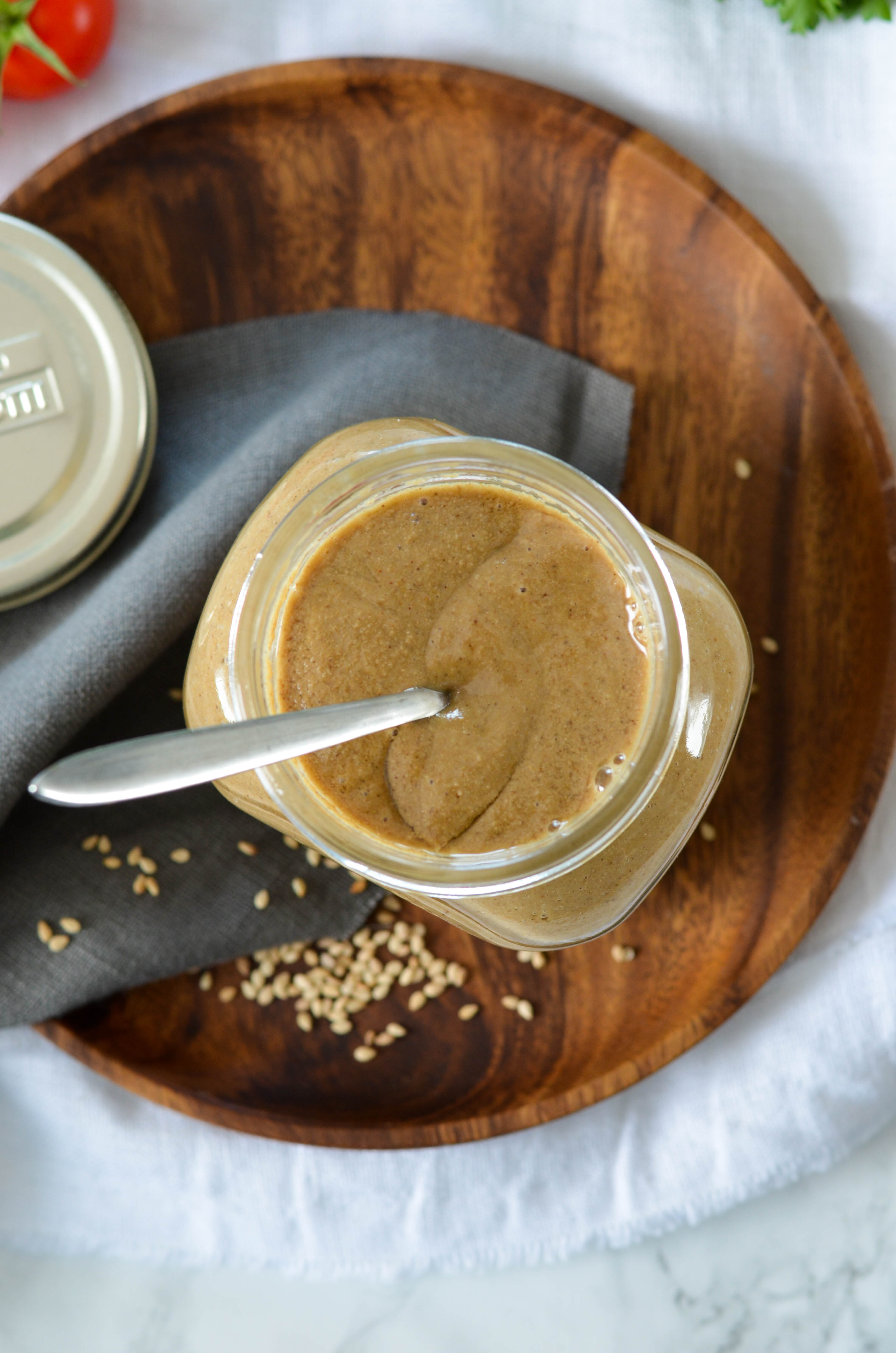 Purée de sésame maison sauce tahini Purée de sésame maison