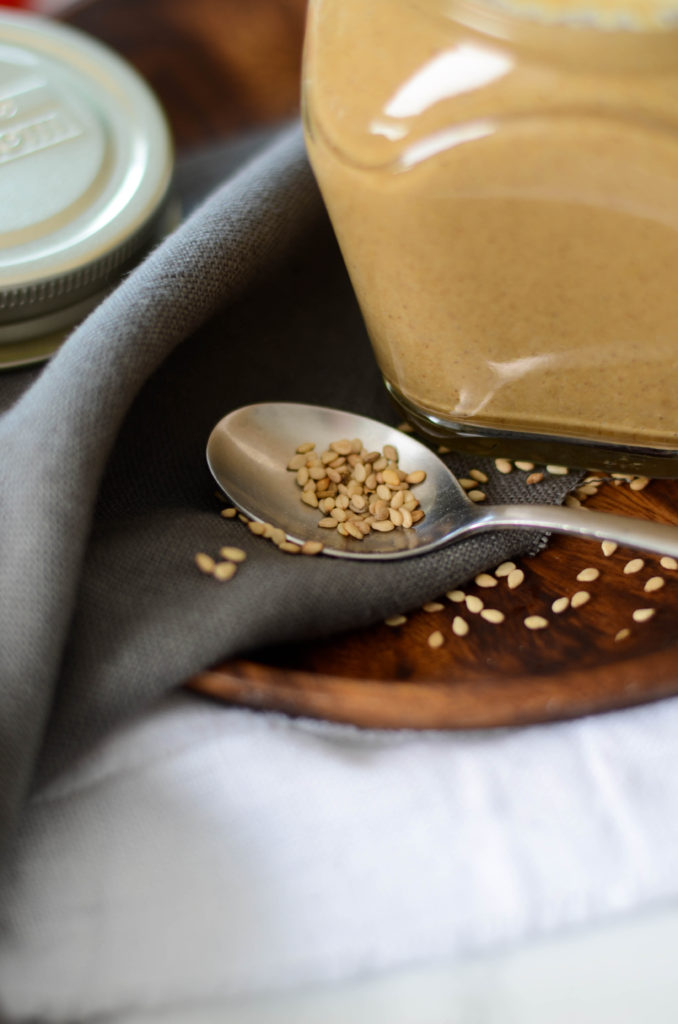 Purée de sésame maison