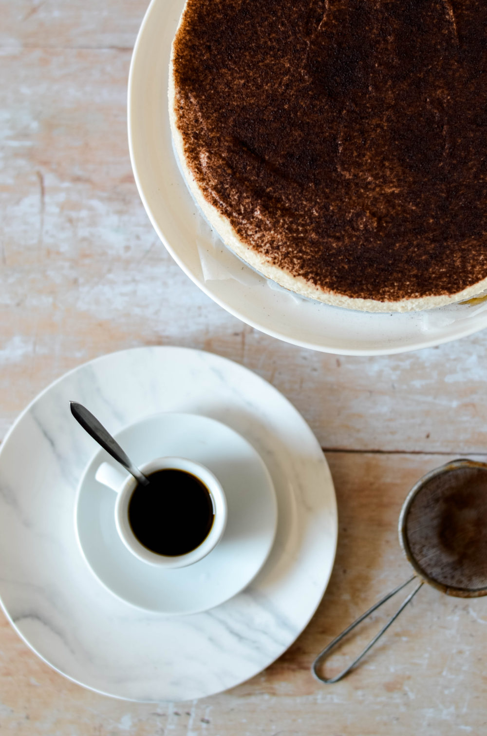 Cheesecake façon tiramisu sans cuisson