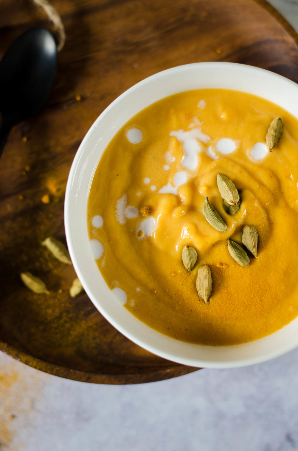 Velouté patate douce coco