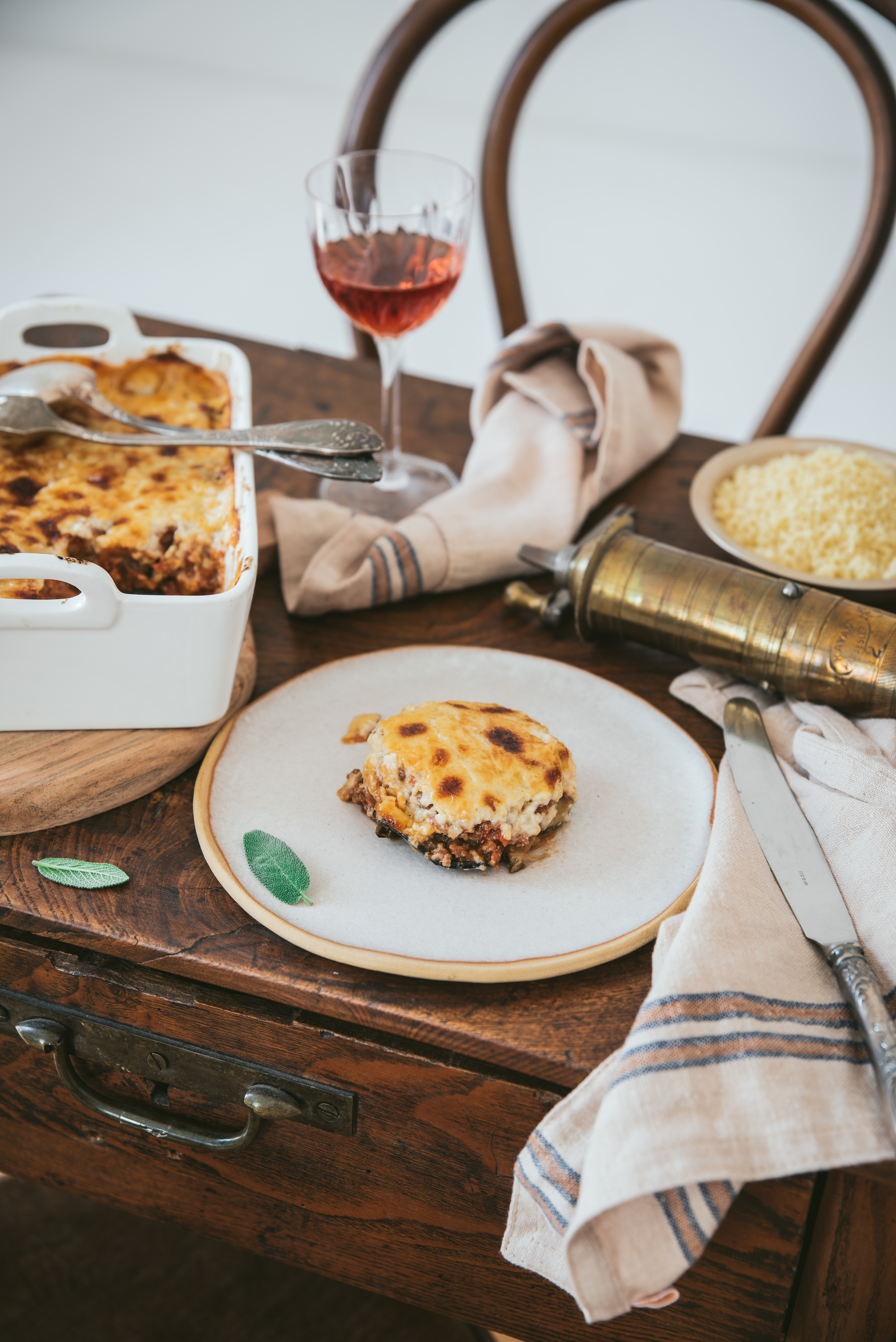 Moussaka – Gratin d’aubergine au boeuf