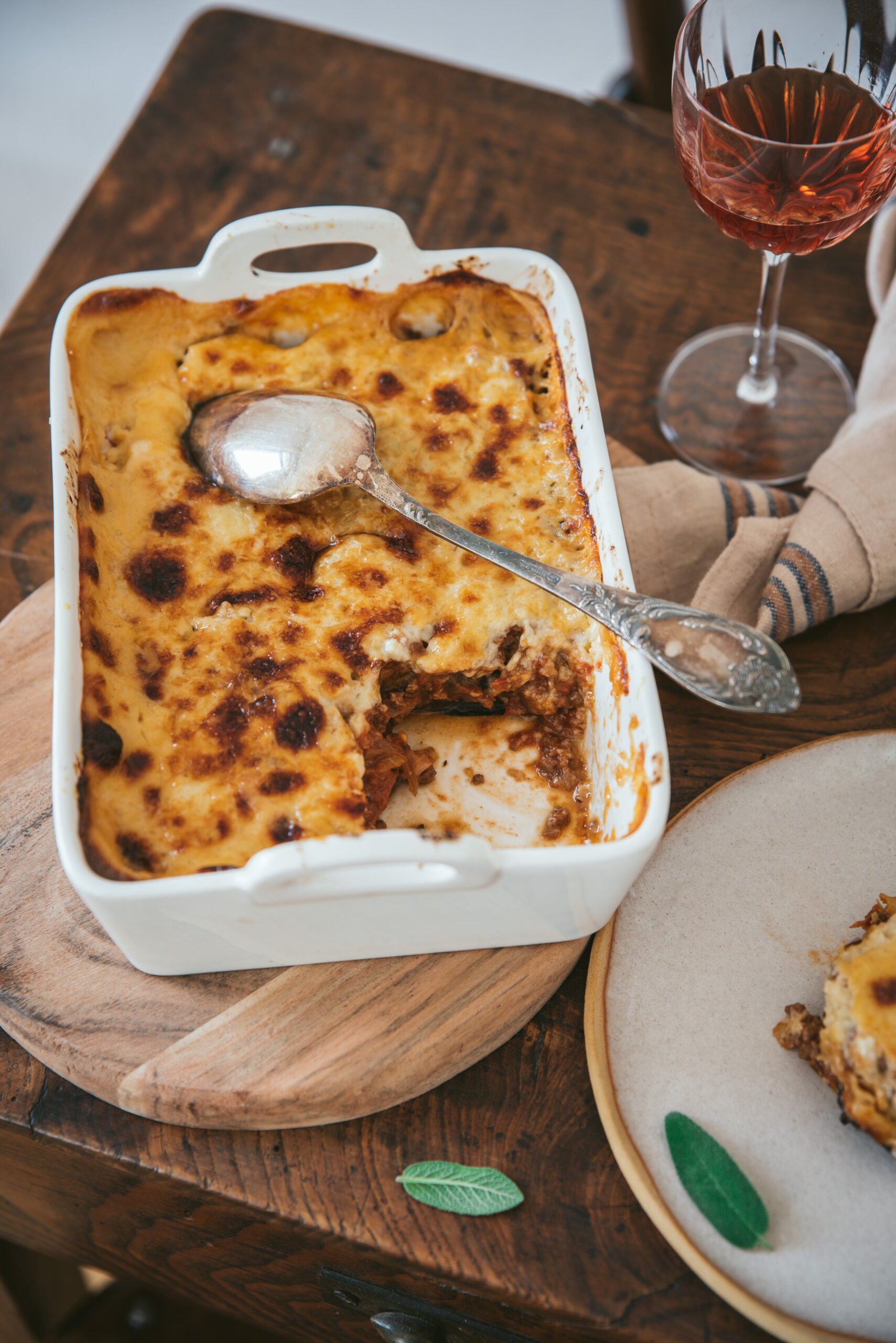 Gratin boeuf aubergine