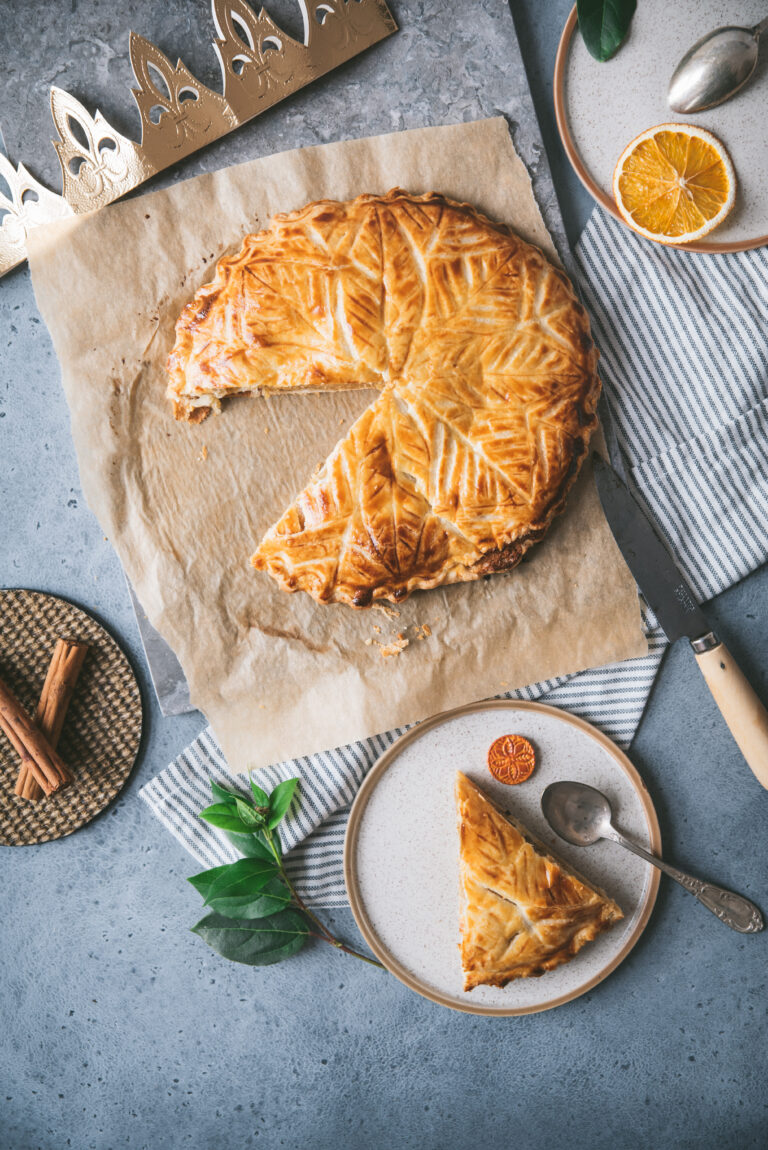 Galette des rois orange cannelle et gingembre