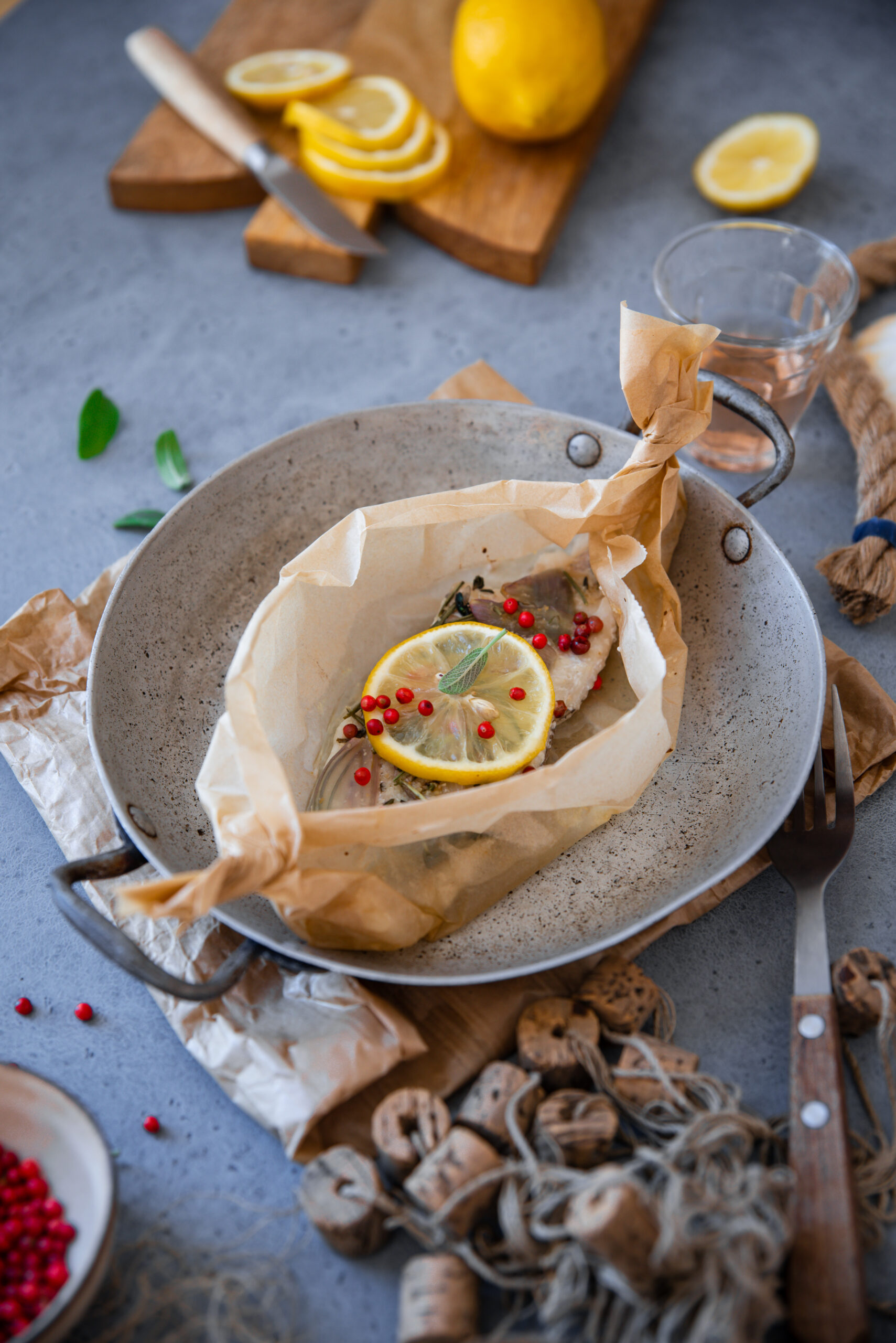 recette poisson citron papillote au four