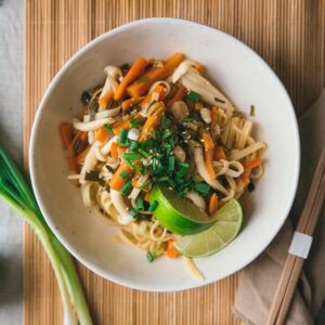 recette Nouilles sautées légumes