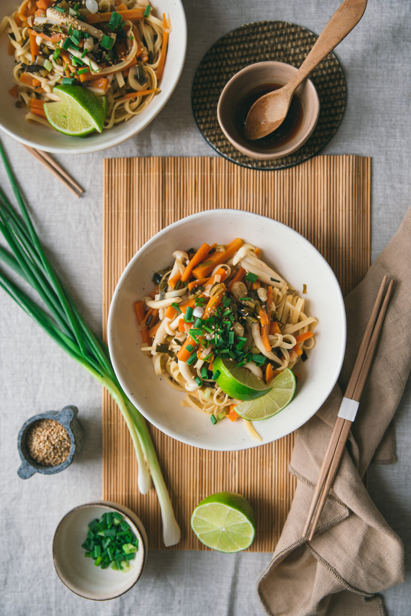 recette pâtes sauce soja