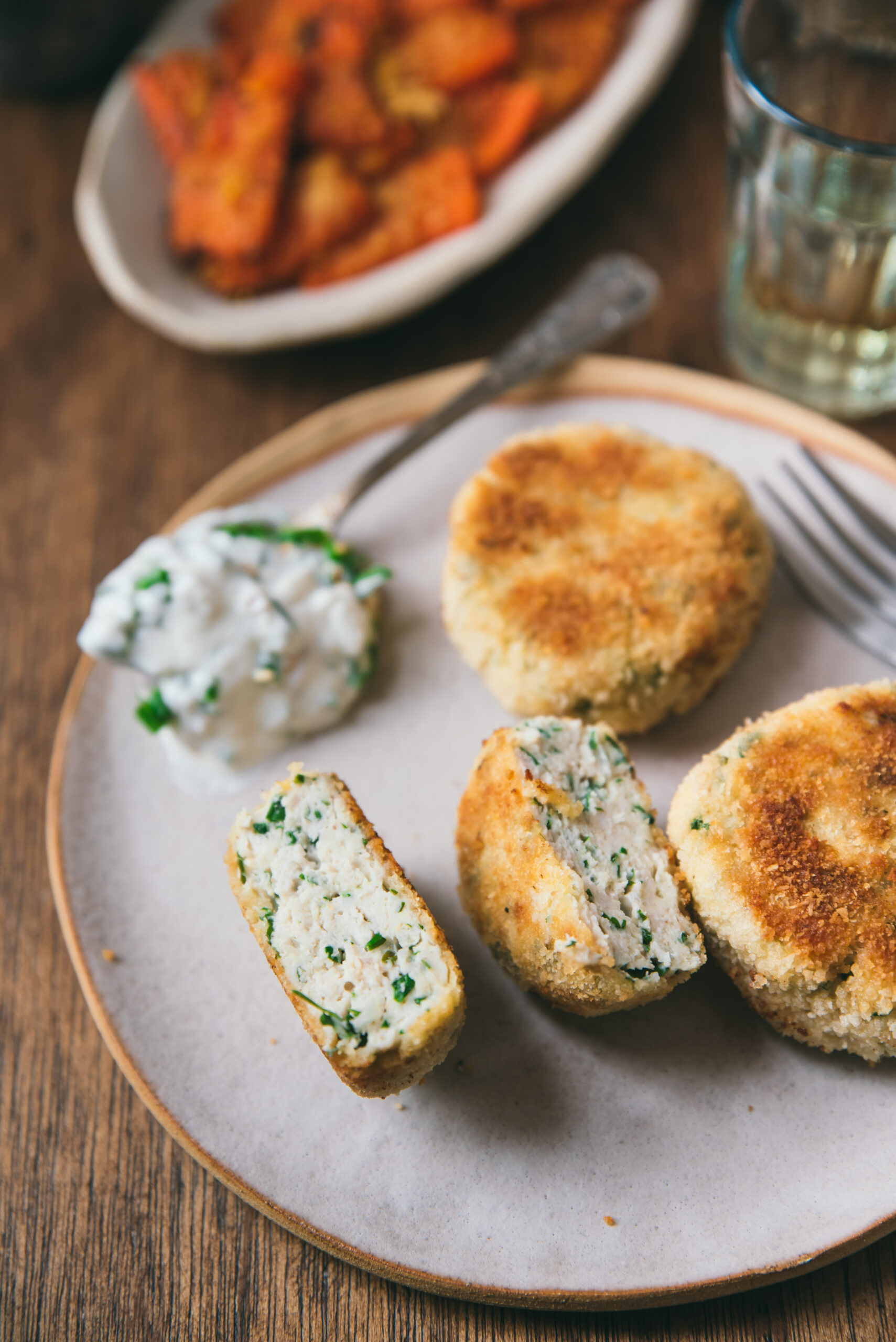 recette croquette de viande de volaille aux herbes